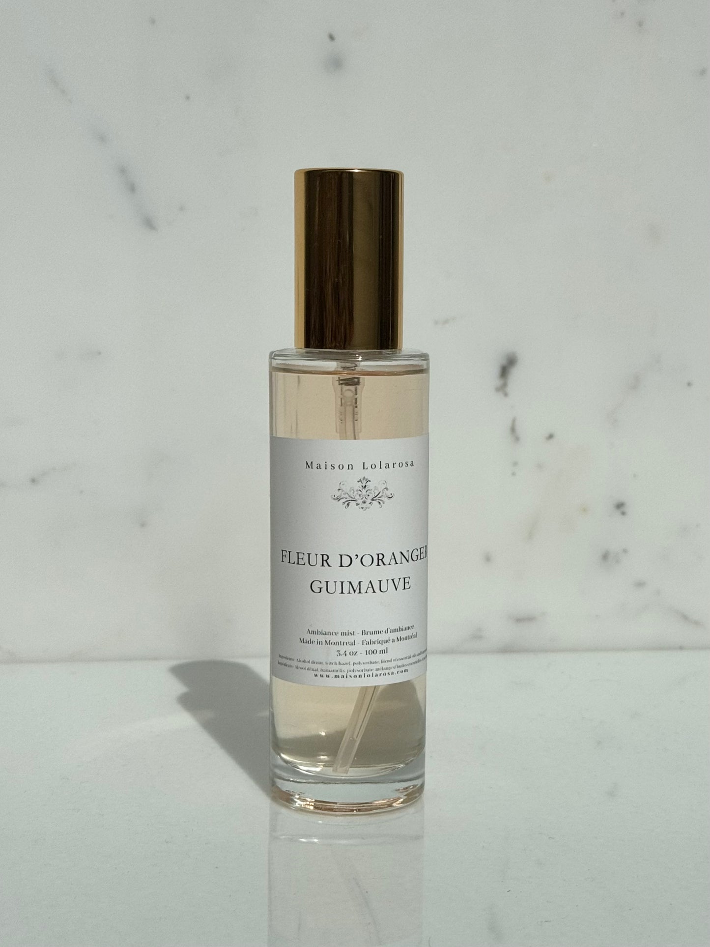 GOLD AMBIANCE MIST - Fleur d'Oranger & Guimauve