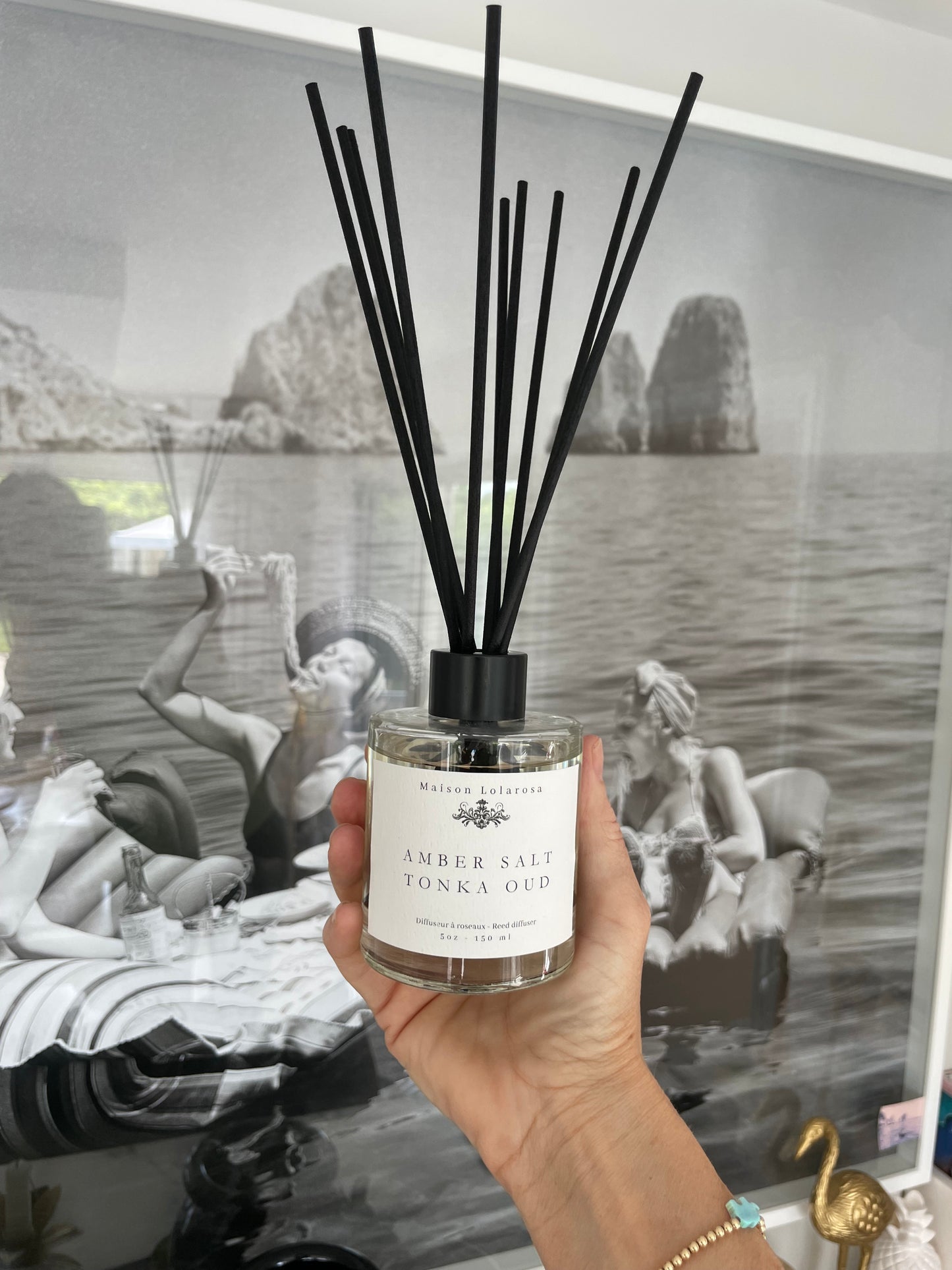 REED DIFFUSER - Amber Salt Tonka